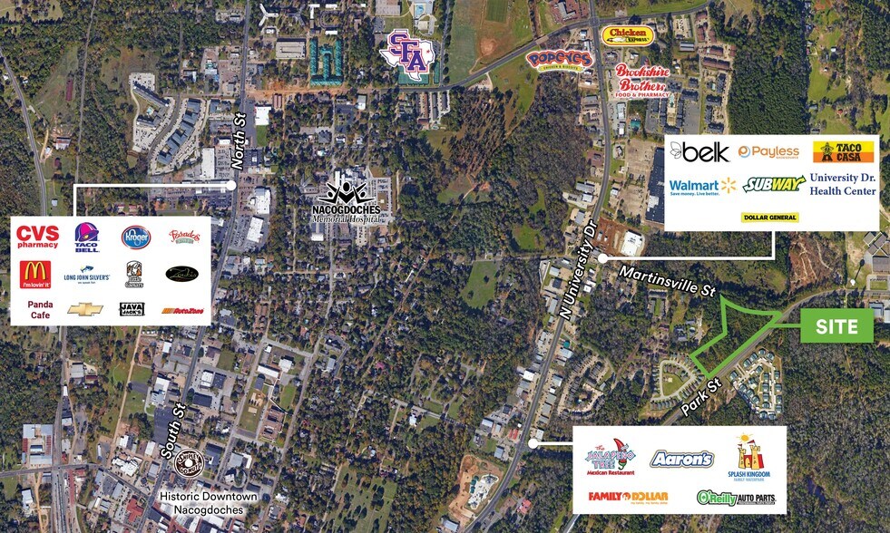 More Photos Of Park St, Nacogdoches Land For Sale