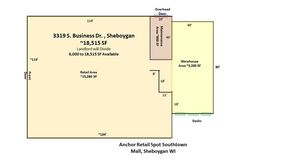 More Photos Of 3319-3321 S Business Dr, Sheboygan Unknown For Lease