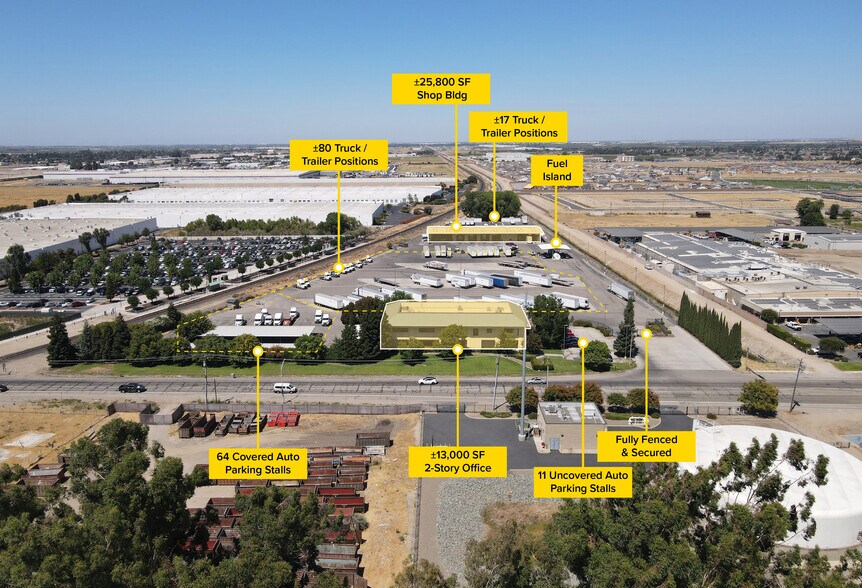 More Photos Of 2577 W Yosemite Ave, Manteca Truck Terminal For Lease