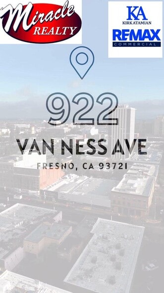 Primary Photo Of 922 Van Ness Ave, Fresno Storefront Retail Office For Sale