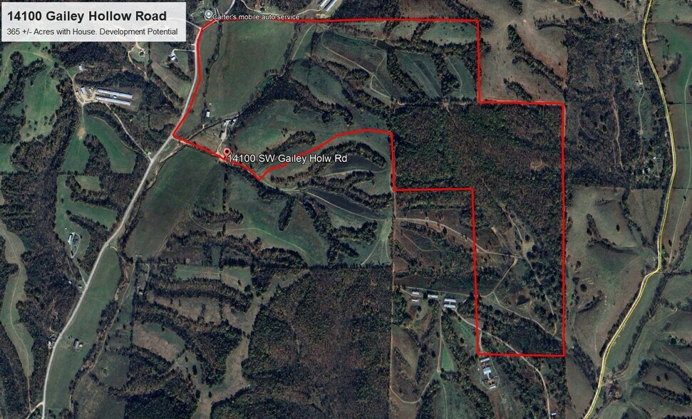 Primary Photo Of 14100 Gailey Hollow Rd, Siloam Springs Land For Sale
