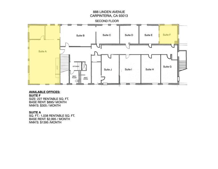More Photos Of 829-890 Linden Ave, Carpinteria Storefront Retail Office For Lease