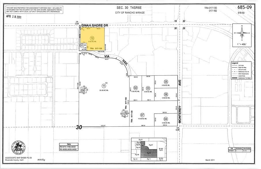 More Photos Of Dinah Shore Dr, Rancho Mirage Land For Sale