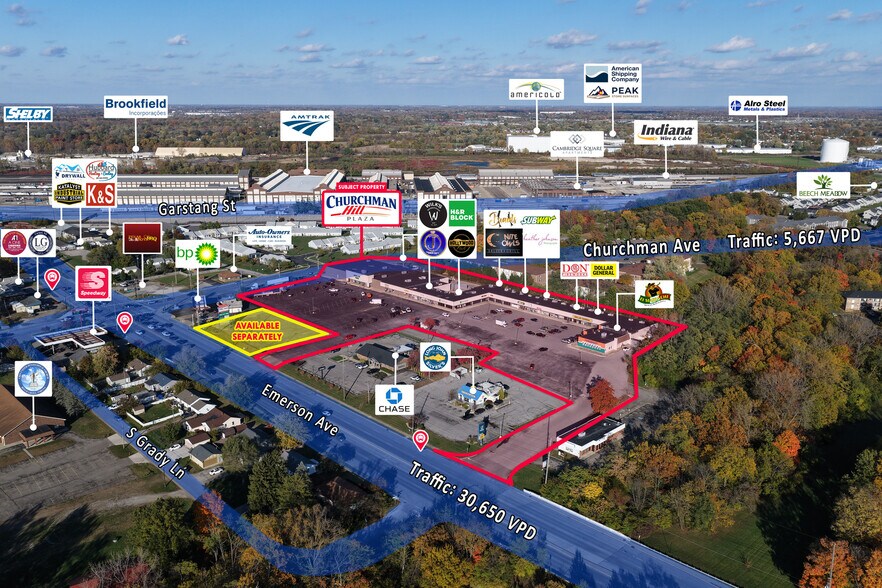 More Photos Of 3535 S Emerson Ave, Beech Grove Storefront For Lease