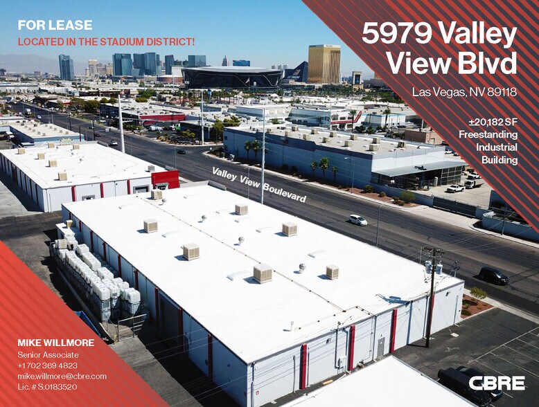 Primary Photo Of 5979 Valley View Blvd, Las Vegas Warehouse For Lease