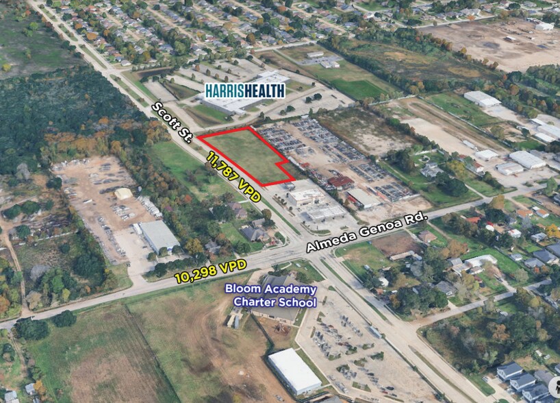 Primary Photo Of 12979 Scott St, Houston Land For Sale
