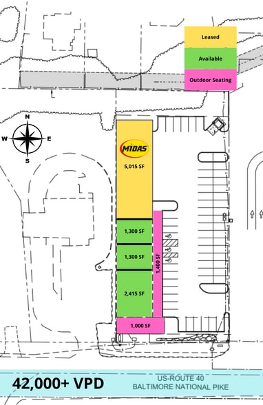 More Photos Of 9436 Baltimore National Pike, Ellicott City General Retail For Lease