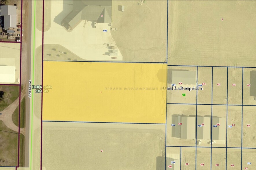 Primary Photo Of 602 S. Garfield Ave., Dell Rapids Land For Sale