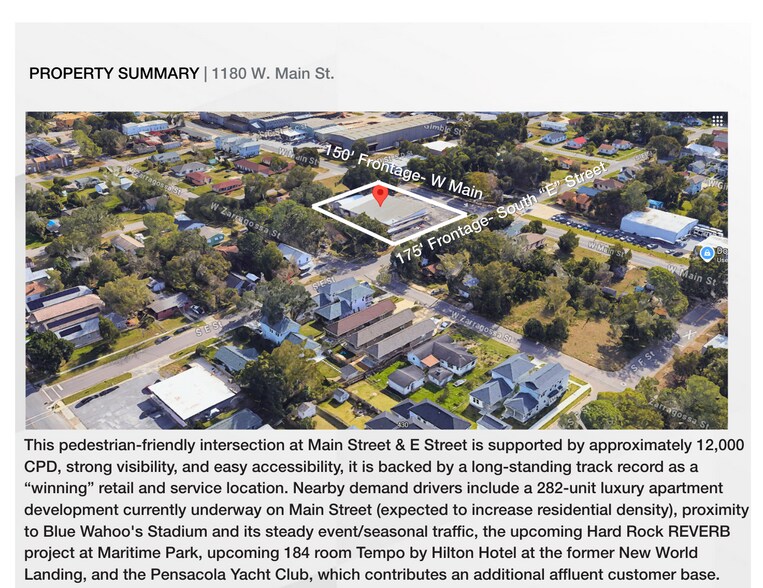 More Photos Of 1180 Main St, Pensacola Freestanding For Lease