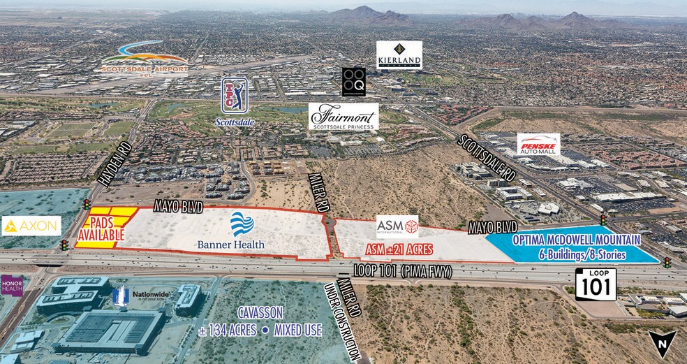 More Photos Of SWC Hayden Rd & Loop 101, Scottsdale Land For Lease