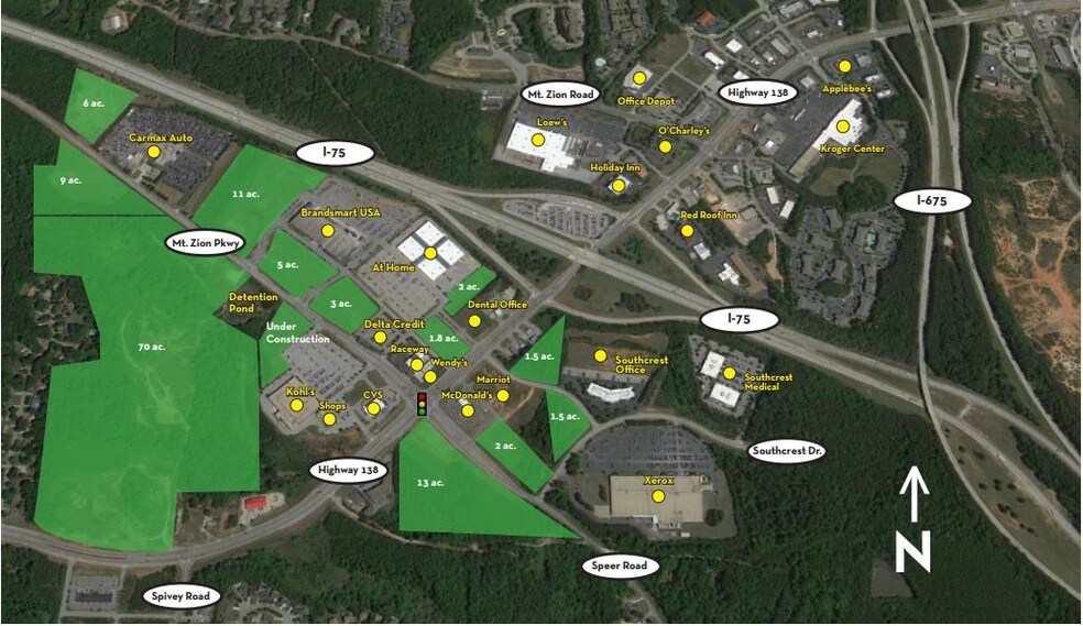 More Photos Of 3005 Mount Zion Pky, Stockbridge Land For Sale