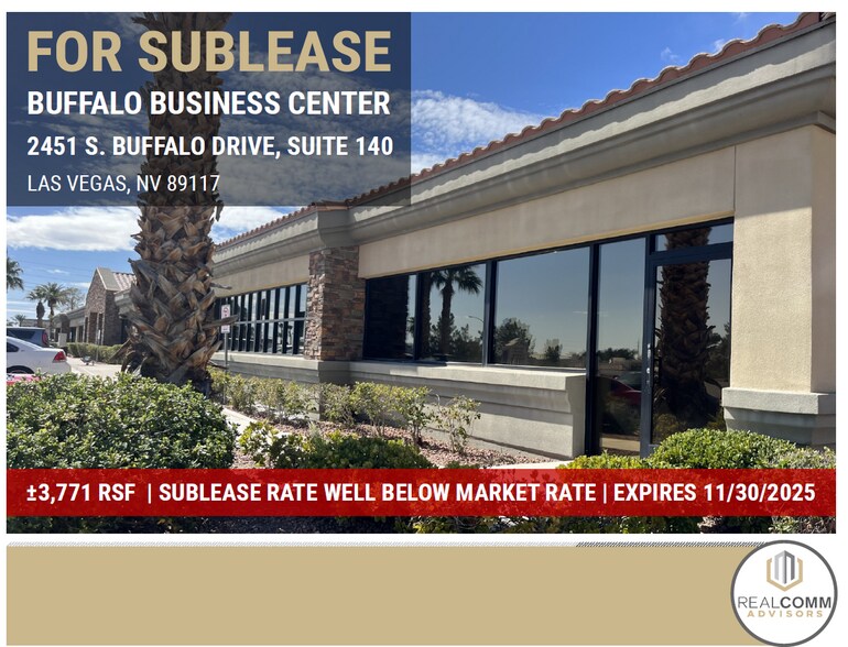 Primary Photo Of 2451 S Buffalo Dr, Las Vegas Office For Lease