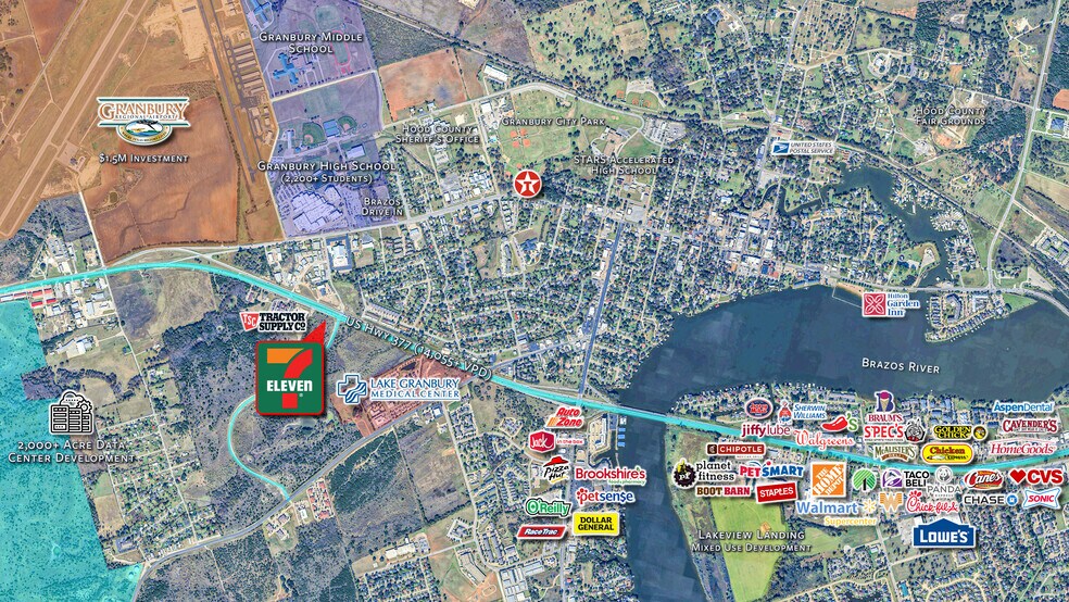 More Photos Of 2101 W US Hwy 377, Granbury General Retail For Sale