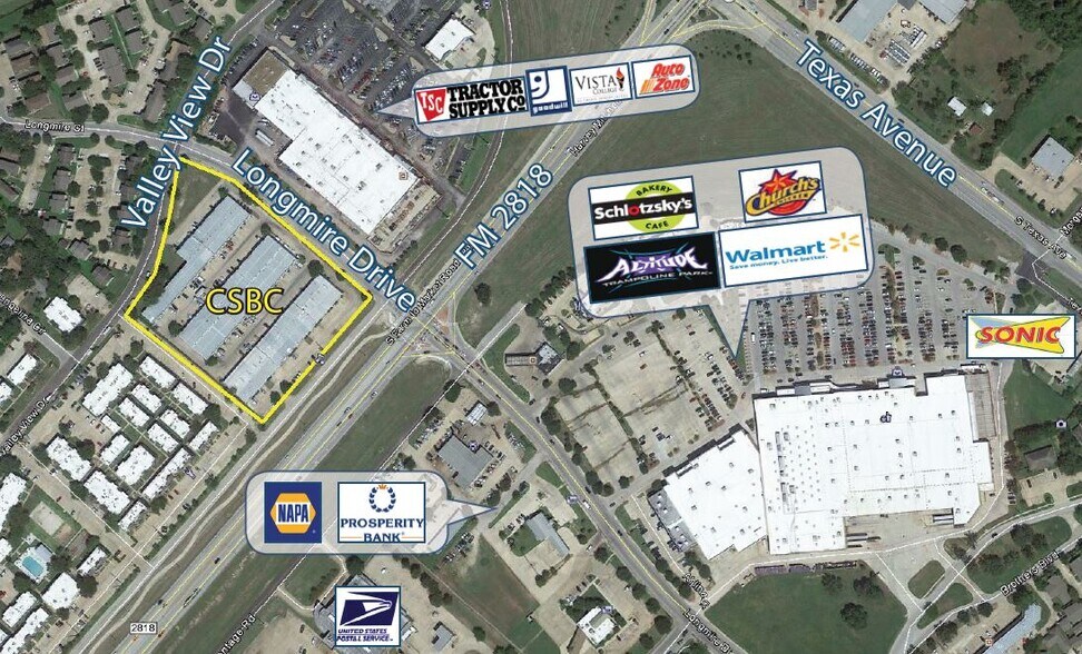 More Photos Of 2151 S Harvey Mitchell Pky, College Station Light Manufacturing For Lease