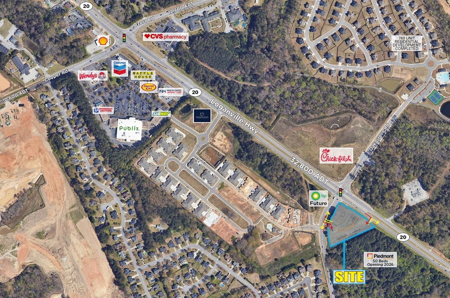 More Photos Of Loganville Hwy & Oak Grove Rd, Loganville Land For Lease