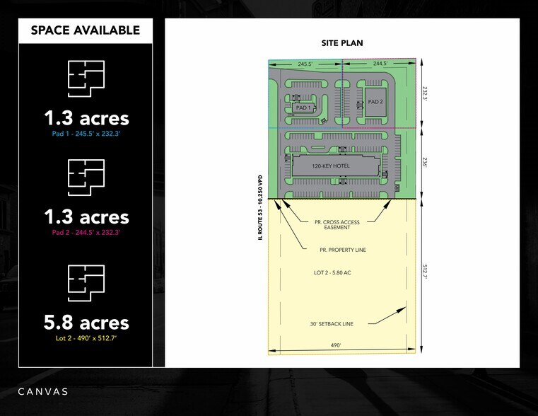 More Photos Of IL Route 53 @ Peotone Rd, Wilmington Land For Lease