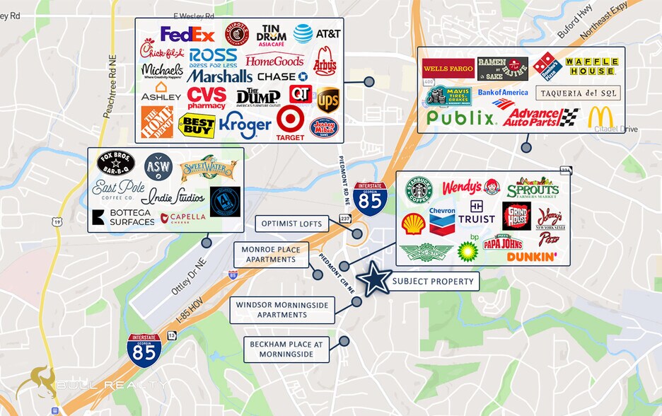 More Photos Of 1752 Cheshire Bridge Rd NE, Atlanta Land For Sale