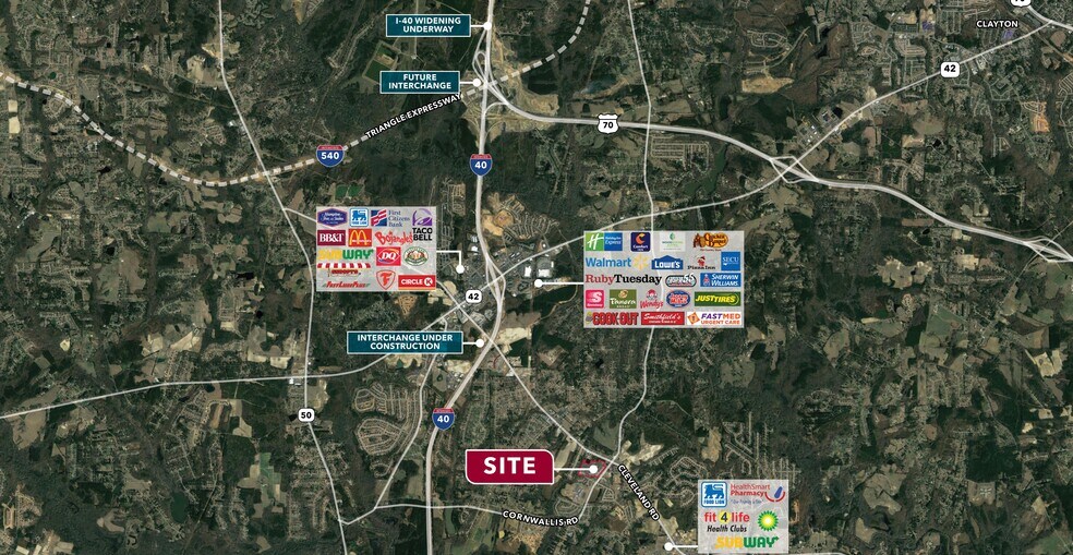 More Photos Of 2709 Cornwallis Rd, Garner Land For Sale