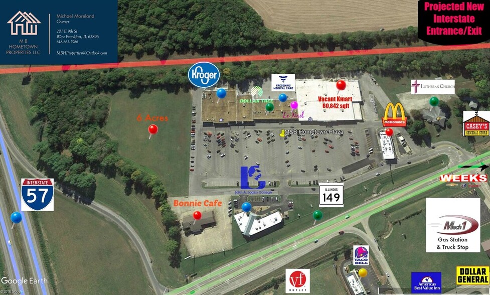 Primary Photo Of West Frankfort Plaza, West Frankfort Land For Sale