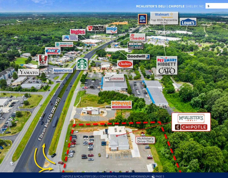 More Photos Of 1315 E Dixon Blvd, Shelby Restaurant For Sale