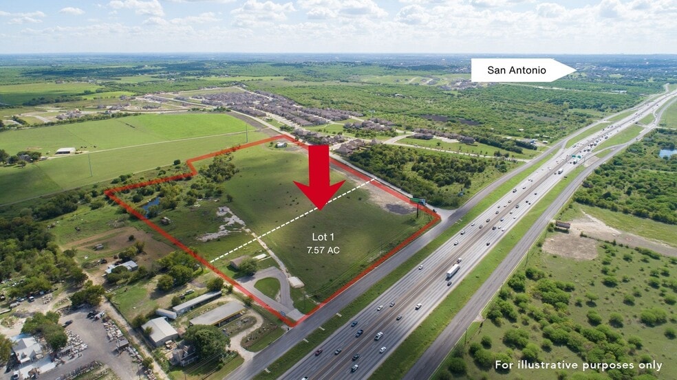 Primary Photo Of 25090 Interstate 35 N & Eckhardt Rd, Schertz Land For Sale