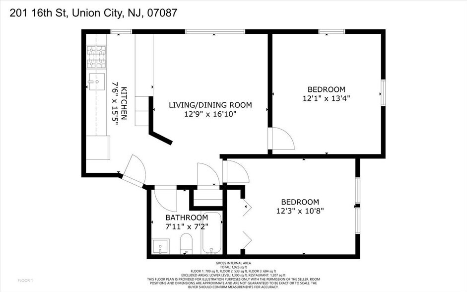 More Photos Of 201 16th St, Union City Storefront Retail Residential For Sale