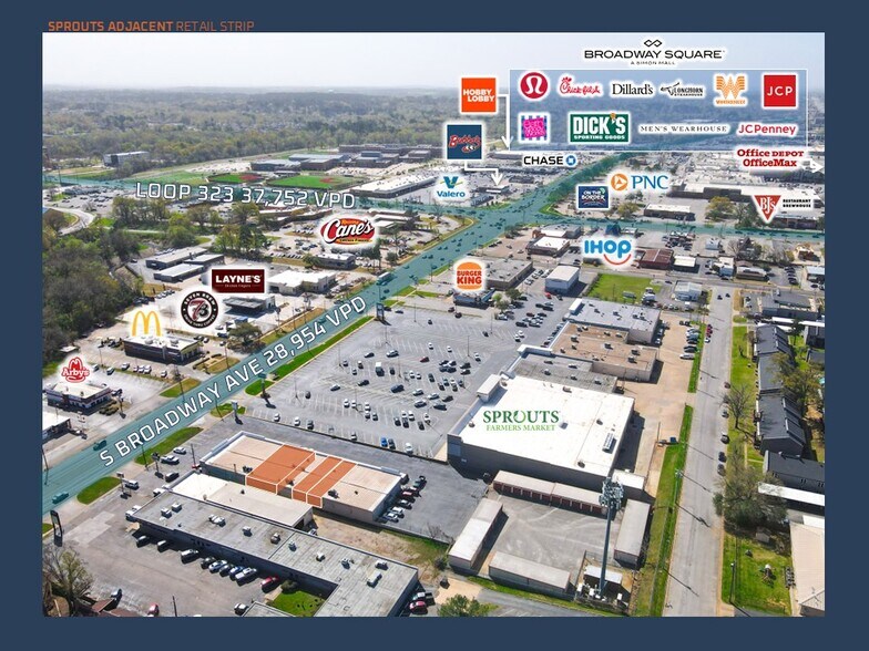 More Photos Of 4007 S Broadway Ave, Tyler Storefront Retail Office For Lease