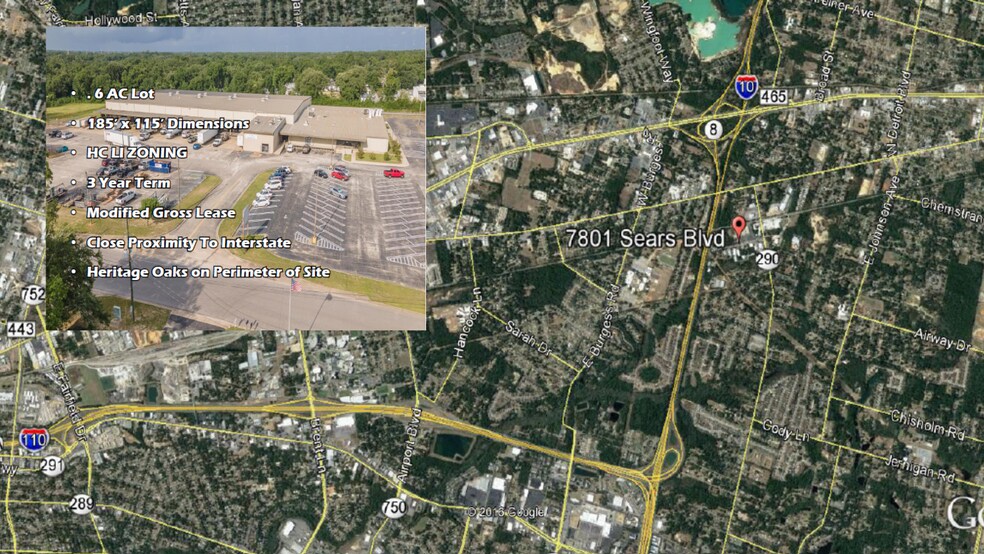 More Photos Of 7801 Sears Blvd, Pensacola Land For Lease