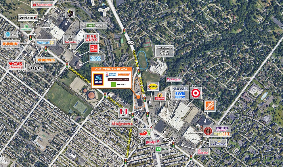 More Photos Of 8100-8499 Limekiln Pike, Wyncote Unknown For Lease