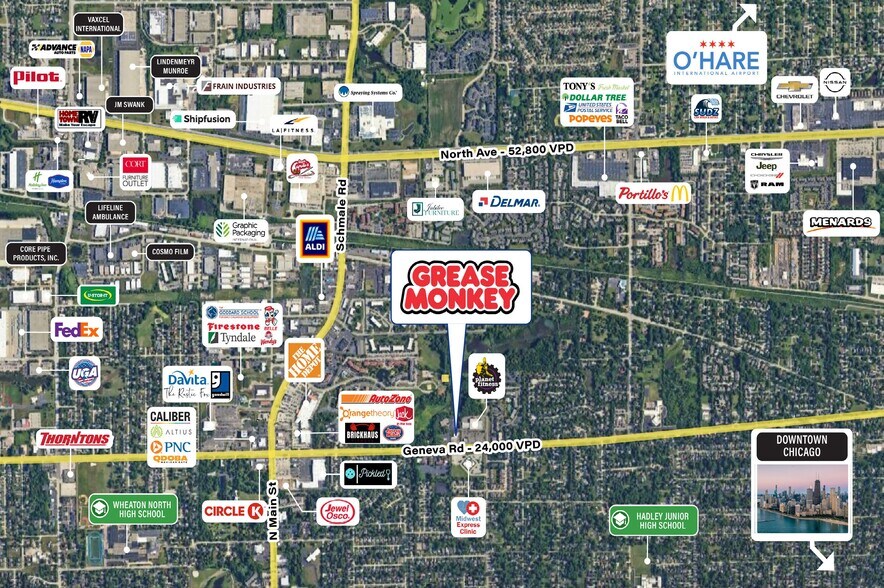 More Photos Of 835 E Geneva Rd, Carol Stream Freestanding For Sale