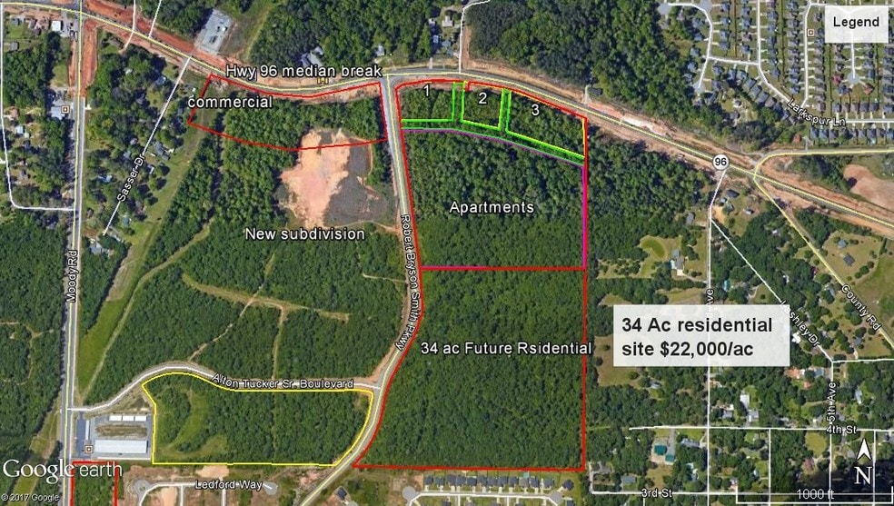 Primary Photo Of 0 Robert Bryson Smith Pky, Warner Robins Land For Sale