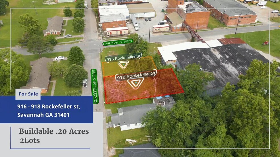 Primary Photo Of 916-918 Rockefeller st, Savannah Land For Sale