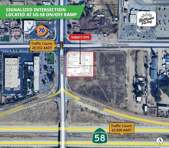 Primary Photo Of 6529 E Brundage Ln, Bakersfield Freestanding For Lease