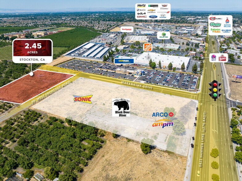More Photos Of 7301 N State Route 99 W Frontage Road, Stockton Land For Sale