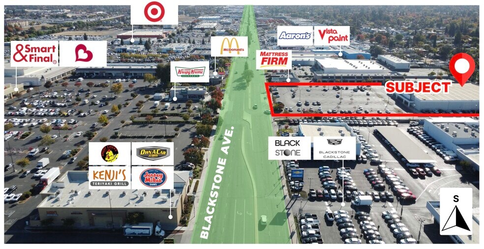 More Photos Of 5705 N Blackstone Ave, Fresno Freestanding For Lease