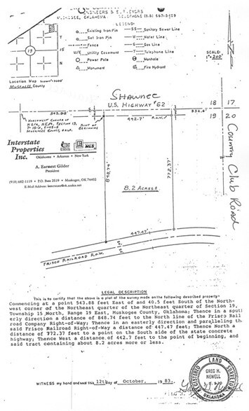 More Photos Of 3401 E Shawnee Byp, Muskogee Land For Sale