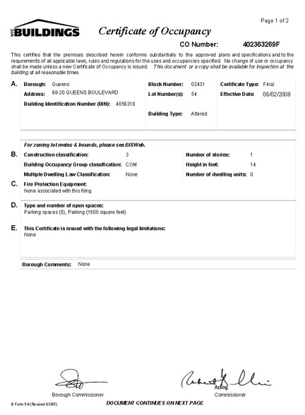 More Photos Of 68-20 Queens Blvd, Woodside Freestanding For Sale