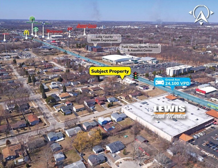 More Photos Of 2811-2817 Grand Ave, Waukegan Storefront For Lease