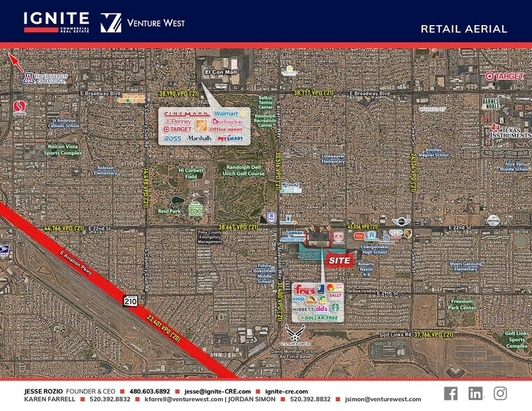 More Photos Of 4052-4186 E 22nd St, Tucson Unknown For Lease