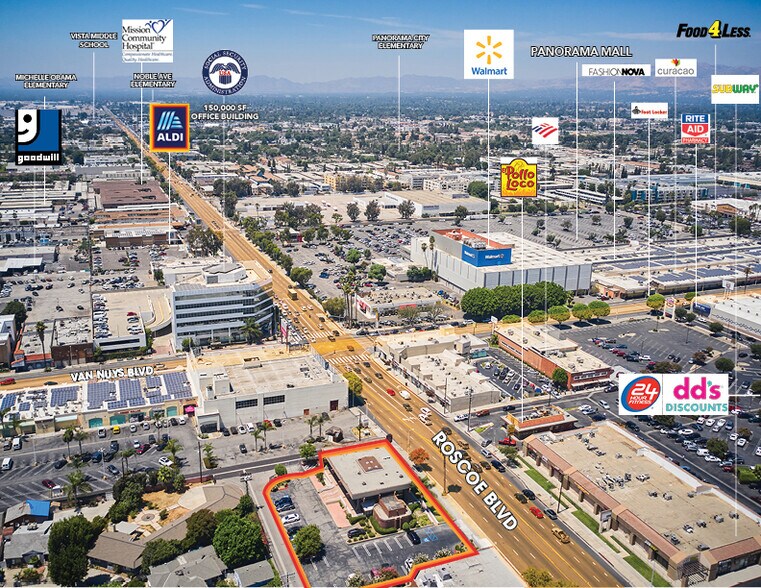 More Photos Of 14400 Roscoe Blvd, Panorama City Land For Lease