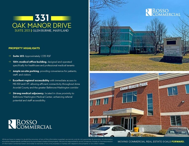 More Photos Of 331 Oak Manor Dr, Glen Burnie Medical For Lease