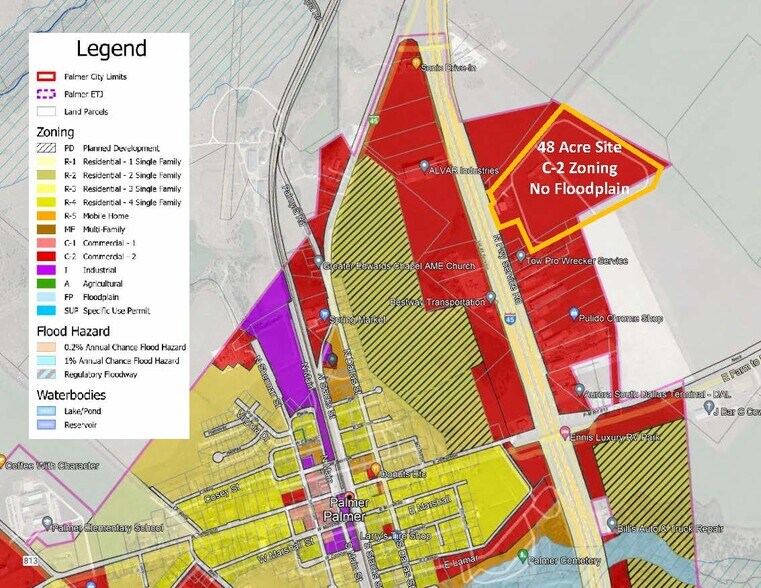 More Photos Of 8400 I-45, Palmer Land For Sale