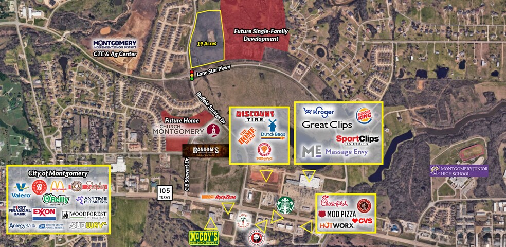 More Photos Of 1520 Lone Star Parkway Pky, Montgomery Land For Sale