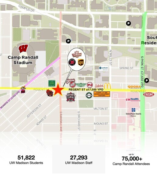 More Photos Of 1401 Regent St, Madison Convenience Store For Sale