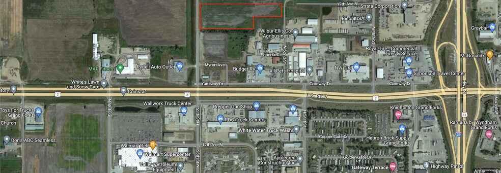 More Photos Of 5450 Gateway Dr, Grand Forks Land For Sale