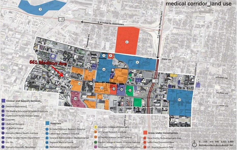More Photos Of 661 Madison Ave, Memphis Medical For Sale