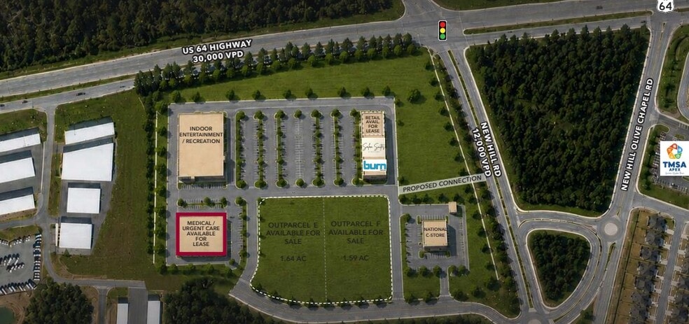 Primary Photo Of 44 New Hill Rd, Apex Medical For Lease