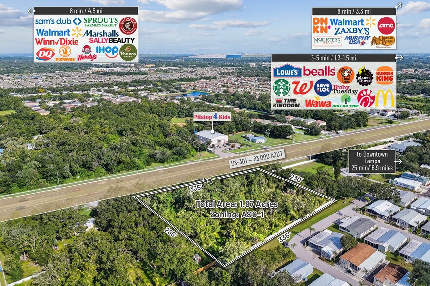 More Photos Of 11218 US 301, Riverview Land For Sale
