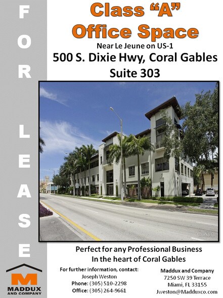 More Photos Of 500 S Dixie Hwy, Coral Gables Office For Lease
