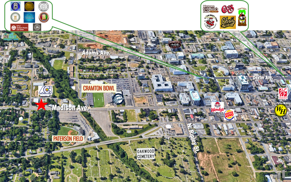 More Photos Of 1400-1408 Madison Ave, Montgomery Storefront Retail Office For Sale